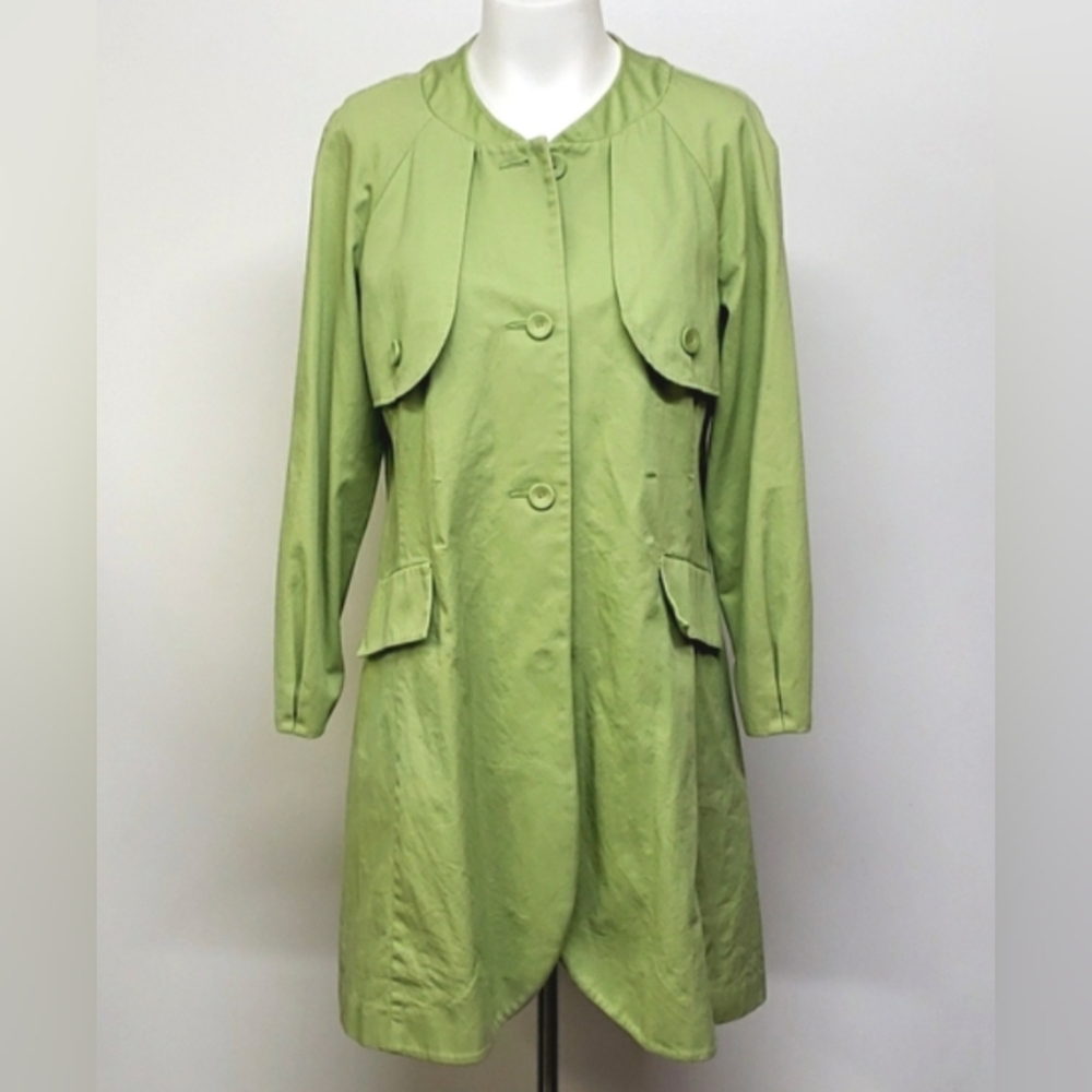 Simply Vera Vera Wang Green Trench Coat